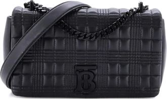 Burberry Lola Quilted Lambskin Small shoulder bag - Zwart