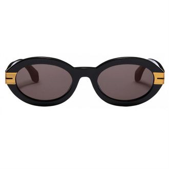 Palm Angels Mens Accessories Miracle Cat Eye Sunglasses in Black/Dark Grey - One Size