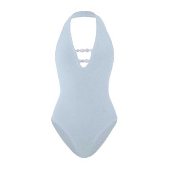 Hunza G Mujer, Trajes de ba&ntilde;o, Azul, Talla: ONE Size