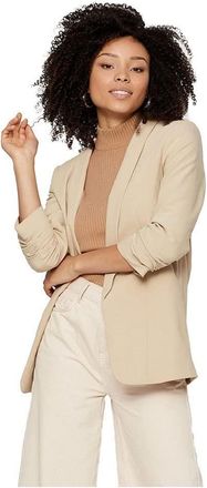 Pieces Pieces Womens Pcboss 3/4 Blazer Noos Blazer, White Pepper, XL