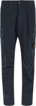 Stone Island Blue Straight Cargo Pants