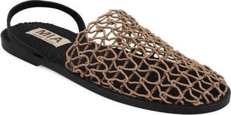 Mia Kairo Sandal in Brown Woven at Nordstrom, Size 9.5