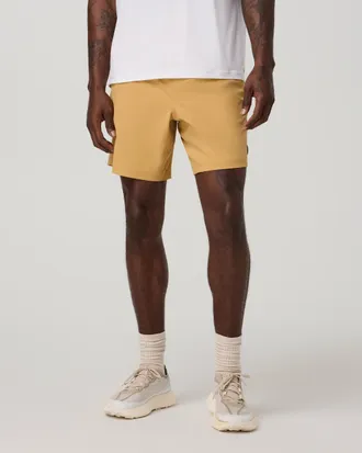 Vuori Clothing Kore Shorts Lined 7 | Brass | XS, Size Extra Small