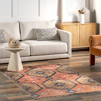 nuLOOM Judy Traditional Persian Machine Washable Area Rug