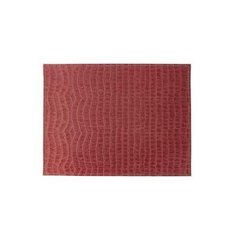 Frieling Davanti by Crocodile Placemats Set of 6, Rectangular 16.5 x 12.5 Inch Indoor Outdoor Table Placemats in Red at Nordstrom