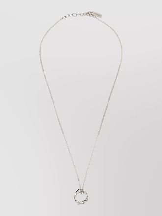 Saint Laurent cassandre charm chain necklace