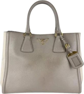 Prada Pre-owned Tote Bags, female, Gray, Size: ONE SIZE Pre-owned Vintage Tote Bag