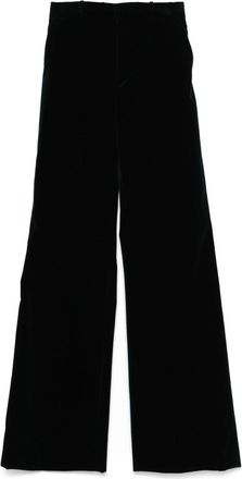 Chloé Flared Tailored Trousers - Womens - Viscose/Cotton
