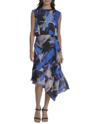DKNY Midi Asymmetrical Dress