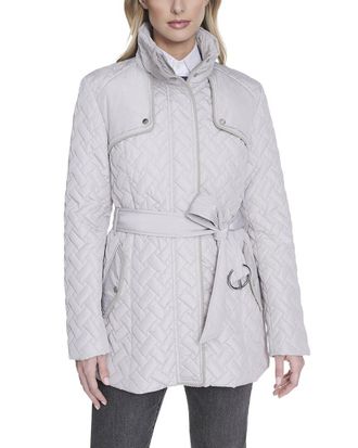 Cole Haan Signature Quilt Belted Jacket