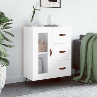 Berkfield Home Sideboard White 69.5x34x90 cm Engineered Wood