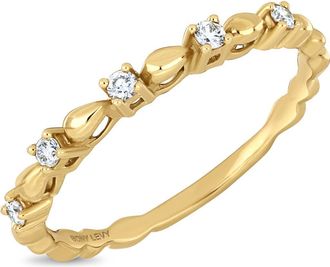 Bony Levy Monaco 18K Yellow Gold Diamond Stackable Ring at Nordstrom Rack, Size 6.5
