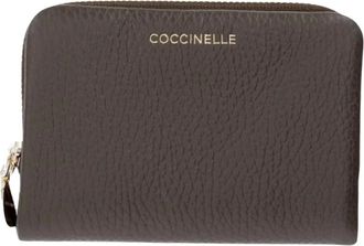 Coccinelle Leren Snap Portemonnee - Dames - Accessoires - Groen - Maat: ONE Size Leer