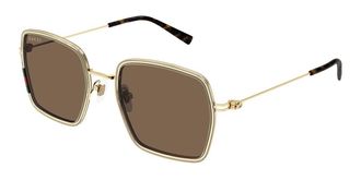 Gucci GG1848S 003 Womens Sunglasses Gold Size 52