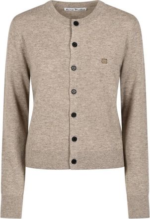 Acne Studios Cardigans - Dames - Vesten - Beige - M - Truien & Vesten