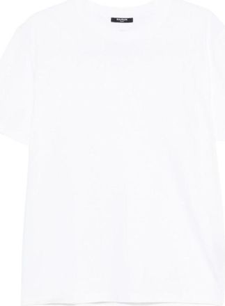 Balmain White Cotton T-shirt