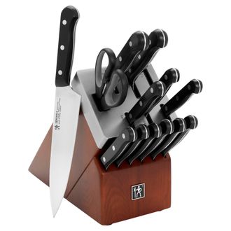 J.A. Henckels International Solution Self-Sharpening Knife Block Set