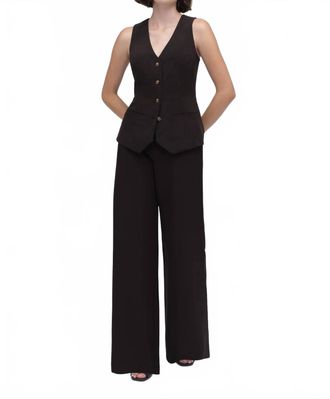 Favorite Daughter The Jones High Rise Pant - Petite In Black