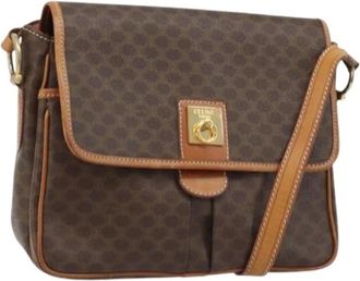 Celine Pre-owned Vintage Schoudertas - Dames - Vintage Schoudertas - Bruin - ONE Size - Leer - Vintage