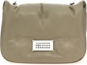 Maison Margiela Grey Glam Slam Flap small shoulder bag