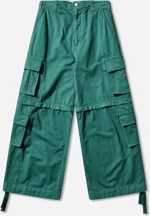 ERL Zip-Off Cargo Pants Green