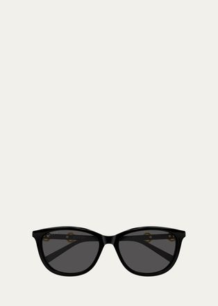 Gucci Generation Horsebit 56MM Round Sunglasses
