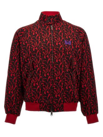 Baracuta Mens Jacquard Needles Bomber Jacket