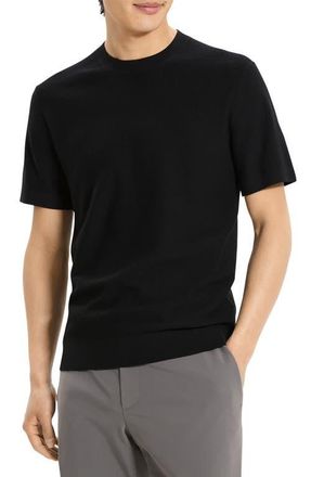 Theory Soris T-Light Crewneck T-Shirt in Black at Nordstrom, Size Large