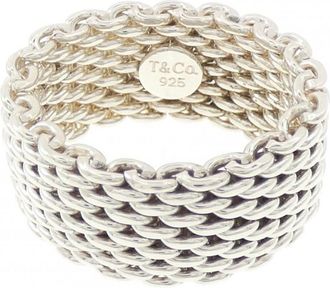 Tiffany & Co. Silver 925 Band Ring (Pre-Owned)