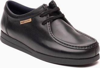 base Mens Base London Koko Leather Mens Black Moccasins Shoes - Size: 10