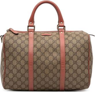 Gucci Pre-owned Handbags, female, Brown, Size: ONE SIZE Pre-owned Boston Bag