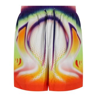 Casablanca Sporchid Silk Shorts - Heren - Strandmode - Veelkleurig - S - Badmode