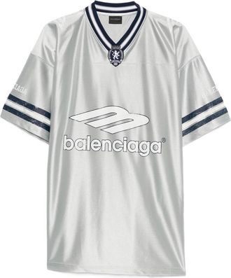 Balenciaga Logo V-neck T-shirt