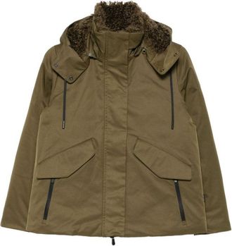 Save The Duck Eco-Friendly Green Jacket With Plush Lining