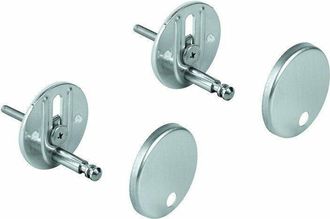 GROHE Kit De Montaje 49529 Para Asiento De Inodoro De Cer&aacute;mica Y Tapa Cromada