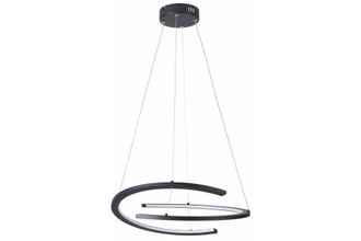 Reality Lampada A Sospensione Nera Ancor Led 30w Reality &Oslash;50 Cm