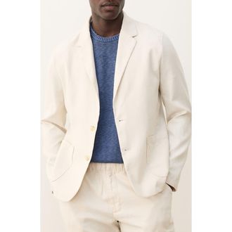 Marine Layer Hemp Blend Blazer in Natural at Nordstrom, Size Xx-Large
