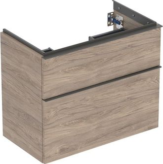 Keramag Geberit Icon Mueble Bajo Lavabo, Proyecci&oacute;n Corta, 74x61,5x41,6