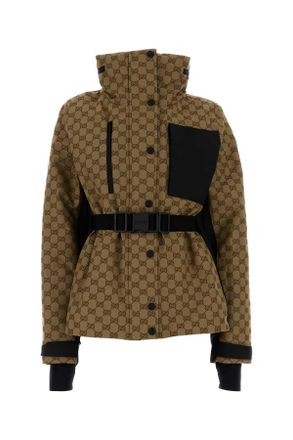Gucci Embroidered Nylon Padded Jacket