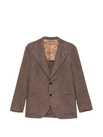 Gabriele Pasini Houndstooth Notched-Lapel Jacket