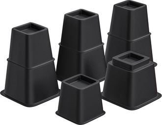 Infinite M&ouml;bel- Und Bettf&uuml;&szlig;e, 8-teiliges Set, Kunststoffhebel, Tragkraft 816 Kg