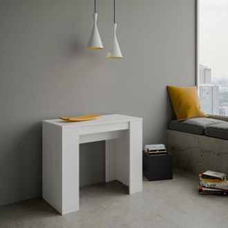 Itamoby Consolle basic Bianco Frassino allungabile fino a 308 cm