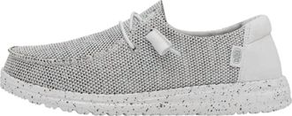 Hey Dude Womens Wendy Sox Shoe In Stone White
