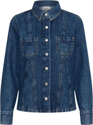 MY ESSENTIAL WARDROBE Camisa Vaquera - Blouses & Shirts - Mujer - Azul - XS