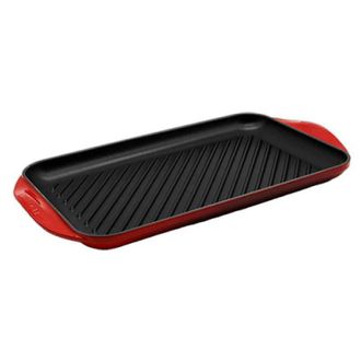LE CREUSET Parrilla De Fundici&oacute;n Esmaltada Color Cereza 47x25 Cm