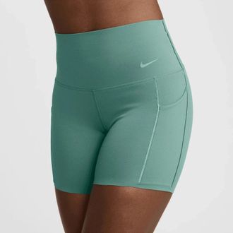 Nike Universa Biker Shorts Womens Stretch 5 Inseam High Waisted KFC251