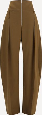 Ferragamo Pantaloni a palloncino ampi con zip Woman 40