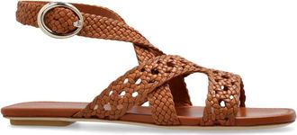 Stuart Weitzman Thea Sandalen - Dames - Sandalen - Bruin - 36 1/2 EU - Leer - Schoenen