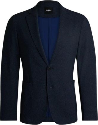 HUGO BOSS Stijlvolle Blazer - Heren - Blazers - Blauw - L - Jassen