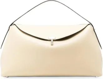 Toteme Shoulder Bag T-Lock Leather Top Handle Bag